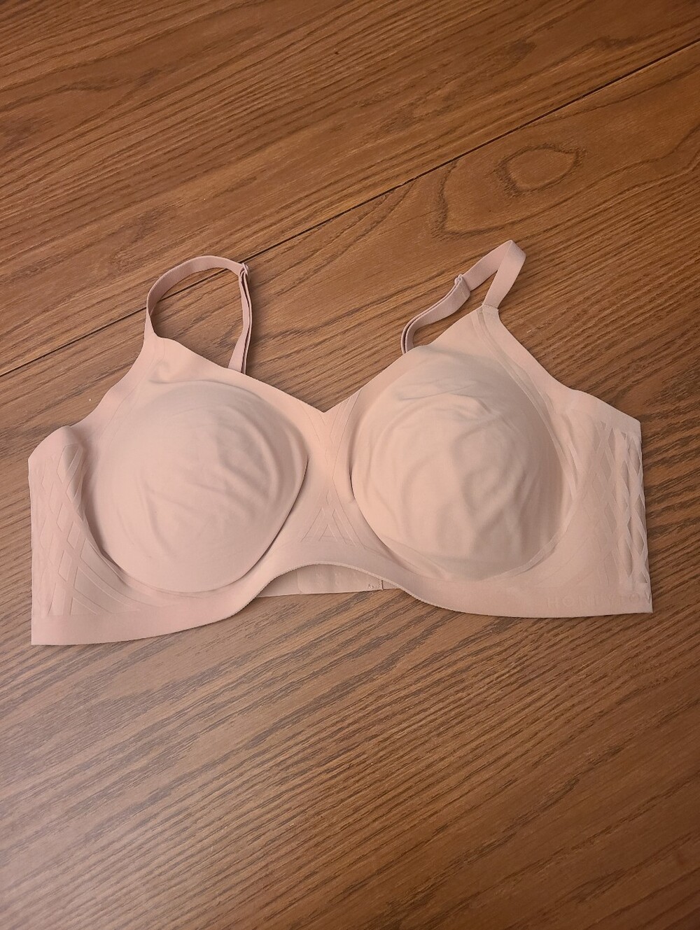 Honeylove Nude Seamless Bra in 2X